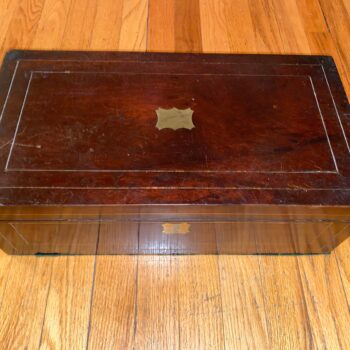 georgian period english mahogany lap writing desk - view 1