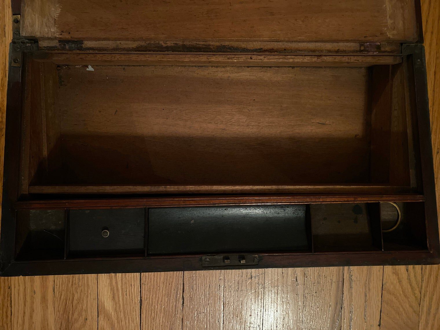 georgian period english mahogany lap writing desk - view 6