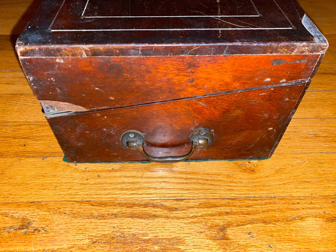 georgian period english mahogany lap writing desk - view 8