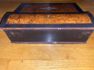 Antique Lap Desk and Quill Pen