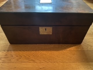 Antique Mahogany Writing Lap Desk