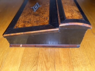 Antique Lap Desk and Quill Pen