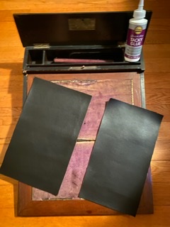 Antique Lap Desk and Quill Pen